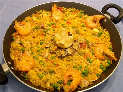 Spanish Foods Paella de arroz