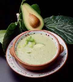 creamaaguacate Crema de berros y aguacates