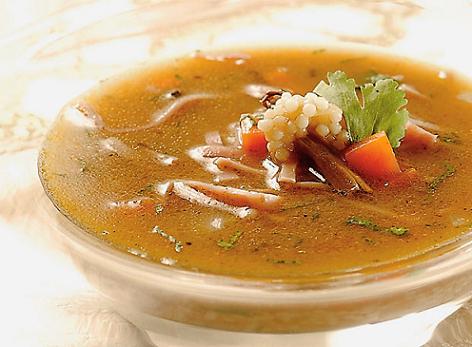 sopa de sémola de maíz Sopa de sémola de maíz